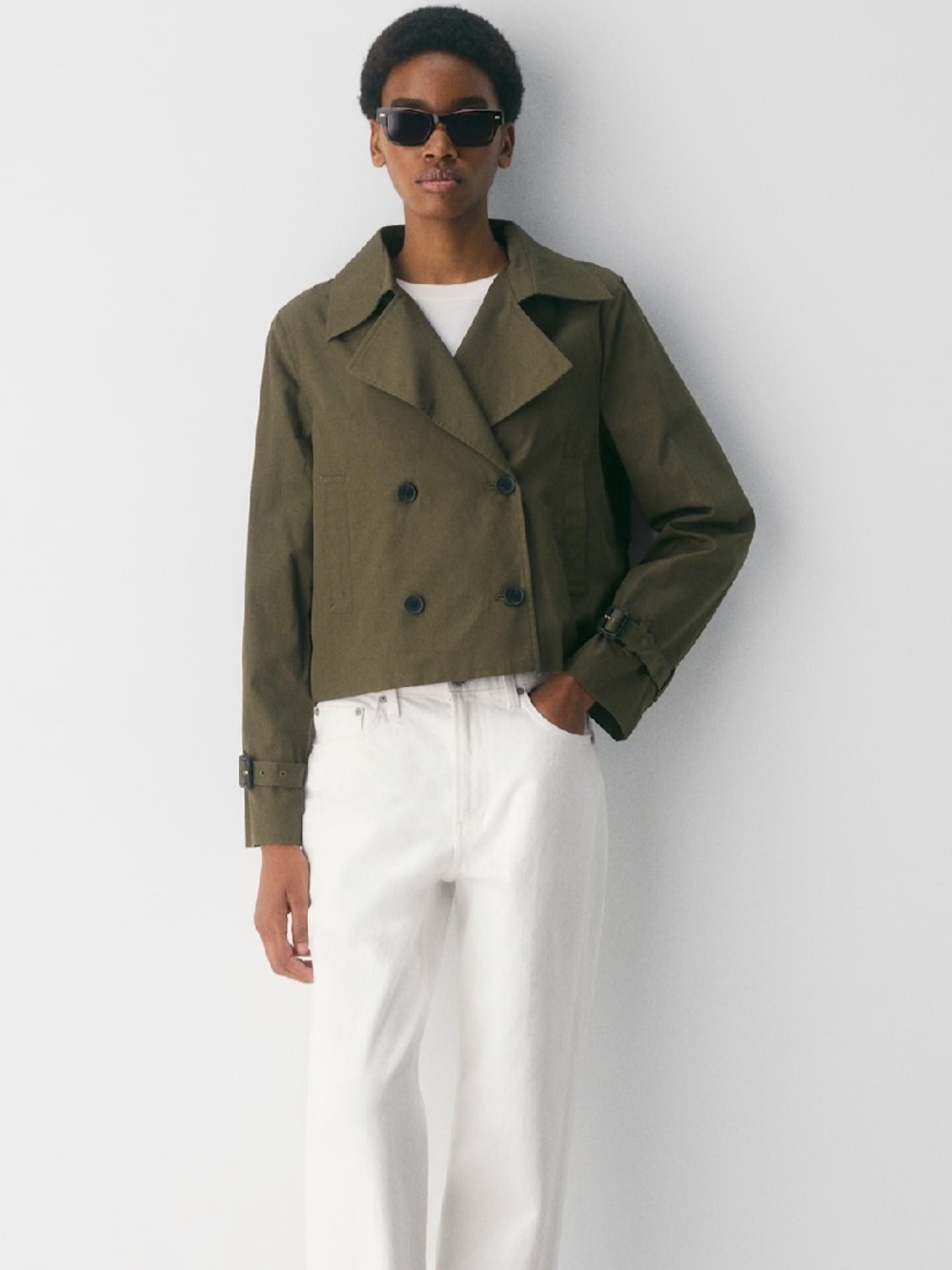 Aritzia The Esquire Short Trench Coat - City Twill